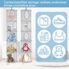 Hanging Mesh Storage Basket, 2 PCS Foldable Soft Toy Storage,