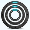 NuIth 5 Inch Speaker Spacer Adapter Ring Mounting Bracket, Auto