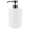 Spirella Mero White Bathroom Accessory Soap Dispenser Ceramic, White, 16