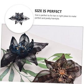 Baluue 1pc Floral Hair Clip for Women Handmade Wire Hair Accessories Creative Headwear for Parties and Weddings Stylish and Elegant Design Multiple Colors