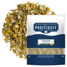 Organic Positively Tea Company, Chamomile, Herbal Tea, Loose Leaf, 16 Ounce