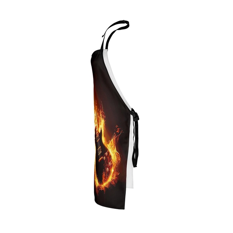 Homewish Sugar Skull Apron with Adjustable Neck Strap for Men