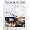 Goobay 62104 USB-C Multiport-Adapter HDMI, PD, weiß