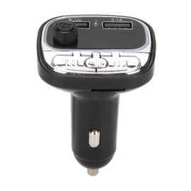 Car MP3 Player Hands Free Stereo QC3.0 Fast Charging Bluetooth FM Transmitter with Colorful Ambient Light