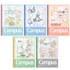 Sunstar Stationery S2691639 Chiikawa Notebook, Campus Note Dot, B Ruled,