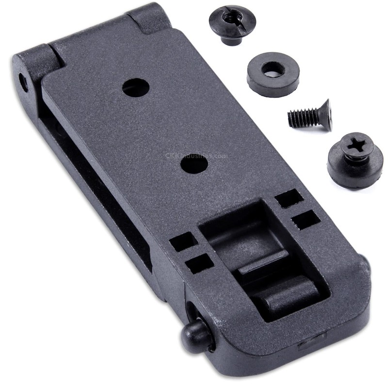 HolsterSmith [2 Pack] Molle Compatible Locking Belt Clips w/Mounting Hardware