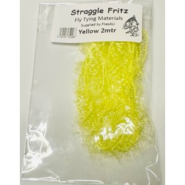 Flies4U - Fly tying Straggle Fritz - 2mt - Material - YELLOW