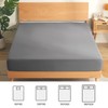 SONIVE Fitted Sheet Soft Brushed Polyester Wrinkle-Resistant, Hotel Quality, Deep