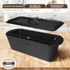 2 Pack Cast Iron Bread Pan with Lid 13x5 Inch,