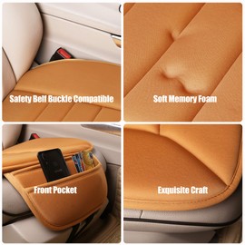 Lofty Aim - Cojín de asiento de coche de alta calidad, con espuma viscoelástica cómoda y parte inferior de goma antideslizante, la almohadilla de asiento de coche funciona con el 95% de los vehículos,