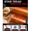 Stair Tread Template Tool 8" to 60" Adjustable for Measuring.