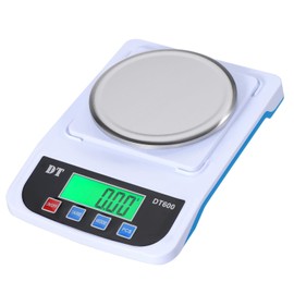 FOUR E'S SCIENTIFIC Digital Lab Scale 600g x 0.01g Scientific Scale Precision Electronic Balance Laboratory Analytical for Experiment Jewelry Kitchen Food Coffee (UK Plug)