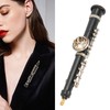 Miniature Oboe Brooch for Music Lover Exquisite Rust Protection Miniature