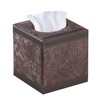 Leather Tissue Box Cover Square,Upgrade 99% Compatible Large Size,Cube Tissue