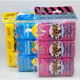 MGA Lot of 3 - 3pk Pocket Tissues - School Supplies - 10ct. per pack SEALED AS SHOWN