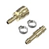 AUPROTEC Compressed Air Coupling Set with Brass Coupling 9 mm