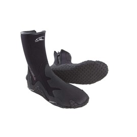 O'Neill 5mm Wetsuit Boots with Zip - Black, Size UK 4