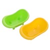 COLLBATH 2Pcs Birds Bathing Tub Food Feeder Environmental Friendly Plastic