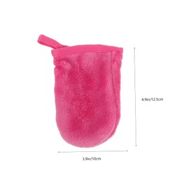 FOMIYES 12pcs Face Cleanser Gloves Makeup Remover Mitts Microfiber Exfoliating Glove Easy to Clean Face Washing Tool