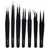 ZHIYE Precision ESD Anti-Static Tweezers, 7 pcs Stainless Steel Tweezers