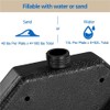 Yaheetech 4Pcs 13L Heavy Duty Offset Outdoor Umbrella Base Water