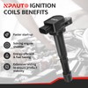 Ignition Coil Pack Set of 4 Replacement for L4 2.0