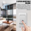 Wireless Bell Set, 150 m Range Doorbell Wireless Set Waterproof