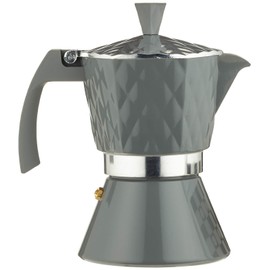 TLW direkt Espresso Maker, Aluminium, Anthracite, 16 x 12 x 20 cm, 4 Units
