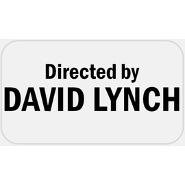 Directed by David Lynch - 100 Stickers Pack 2.25 x 1.25 inches