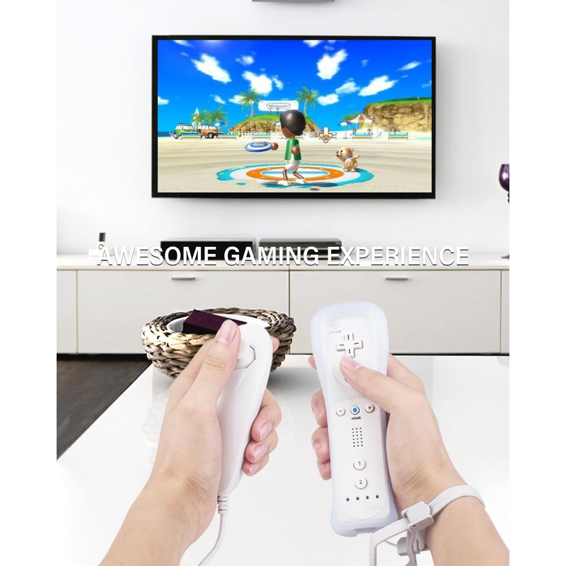 SONVIEE Remote Controller und Nunchuck Joystick Ersatz für Wii/Wii U