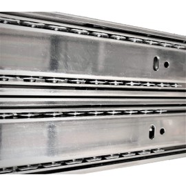 Promark 100LB Capacity Full Extension Soft/Self Closing Side Mount Drawer Slides (24 Inches-5 Pack)