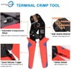 Daevkaema 352Pcs Waterproof Electrical Connector Terminals Automotive Electrical Wire Connectors