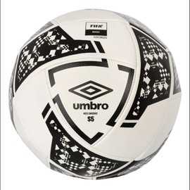 Umbro Neo Swerve - Balón de fútbol, Color Blanco/Negro, Talla 5