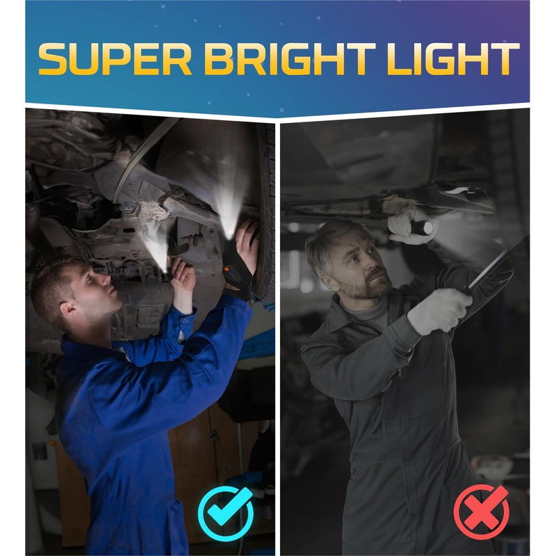 Led Flashlight Gloves Gifts for Men Dad, Handy Cool Gadgets,Led