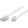 Goobay 93062 Telephone Cable RJ11 Male to RJ45 Male Flat