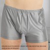 EMF Shielding Underwear Men Radiation Protection Underpants Boxer Briefs Silver