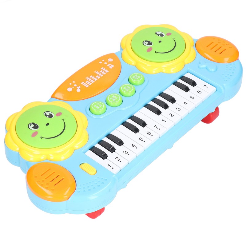 Piano Toy Electronic Keyboard Sound Light Effects Instrument for Above