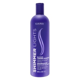 Clairol Shimmer Lights Blonde and Silver Shampoo Shampoo Unisex 16 oz                                                                                 