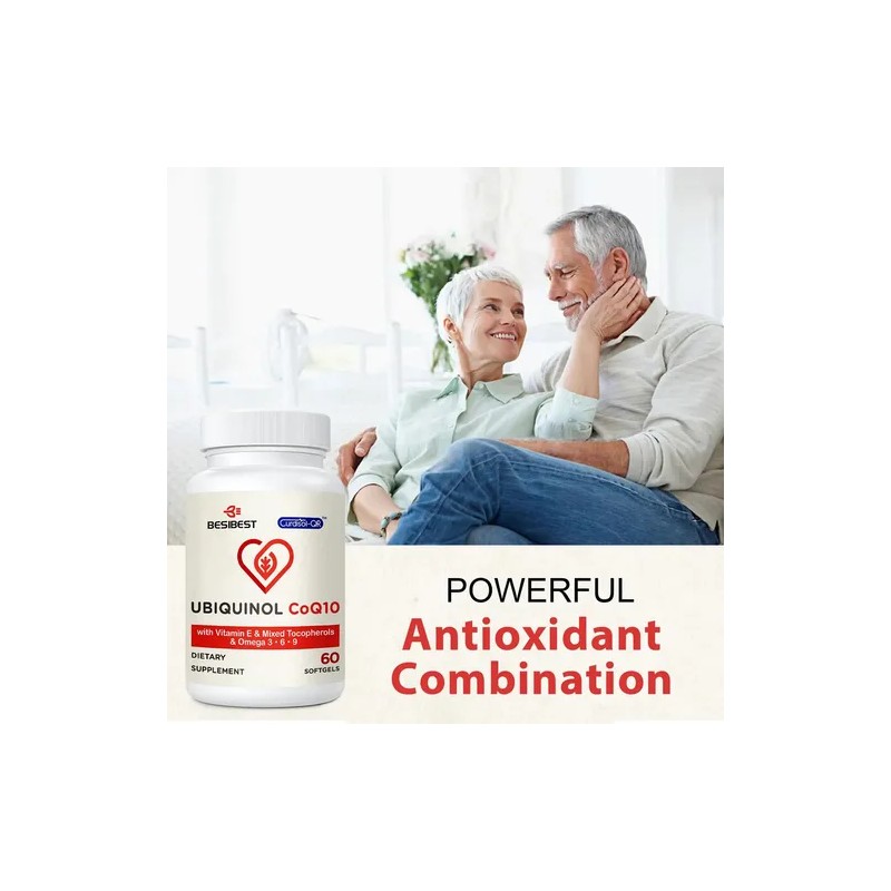 Besibest Ubiquinol Coq10 600 Mg Softgels Omega 3-6-9