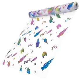 GisWell Tischläufer Tischband für Schuleinführung, Schuleinführung Tischband mit Zuckertüten, Schulanfang Deko, Schuleinführung Tischdeko, Reichhaltige Muster, 28CM*5M