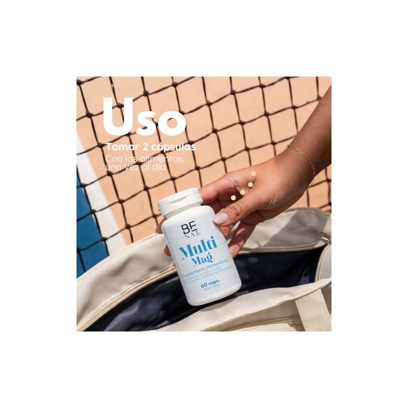 Benat Magnesio Complejo Glicinato Citrato Gluconato Treonato Vitamina Alta Absorción
