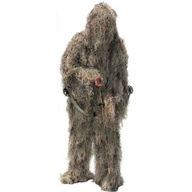 Ghillie Suits The Woodsman Jacket & Pants Set Hunting, Can be Used as Camo Airsoft Gear & Military Gear, Light Hunting Apparel Costumes (Mossy, Large)