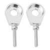 Pack of 2 Silver Motorcycle Chain Tensioners Compatible with Simson