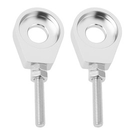 Pack of 2 Silver Motorcycle Chain Tensioners Compatible with Simson S51 SR4 KR51 Schwalbe SR50