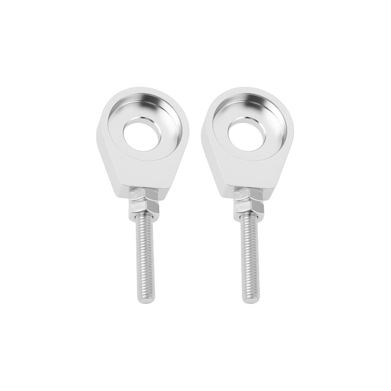 Pack of 2 Silver Motorcycle Chain Tensioners Compatible with Simson