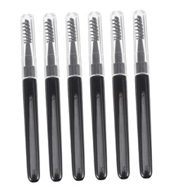 Healeved Makeup Brush Set 6pcs Eye Makeup Brushes Mascara Wands Eyebrow Spoolie