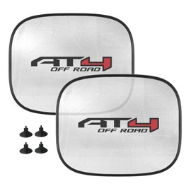 iPick Image for GMC AT4 Logo Car Side Window Mesh Sun Shades for Baby Children UV Protection, 2 Pack