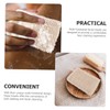 FRCOLOR 3pcs Cotton Linen Bath Wipes Face Washcloths Soft Absorbent