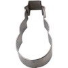 Tiger Crown 1943 Cookie Cutter, Silver, 1.5 x 3.0 x