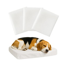 Tailbop Disposable Pet Bed Covers, Fits All Dog and Cat Beds or Mats, Waterproof, Odor and Dirt Resistant, 3 Pack (S-M)